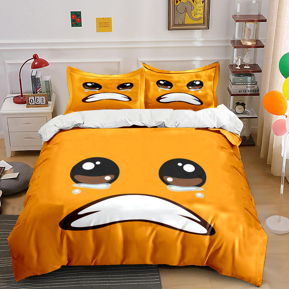 Home Decor Emoji - Cute Crying Orange Face Emoji 3PCS