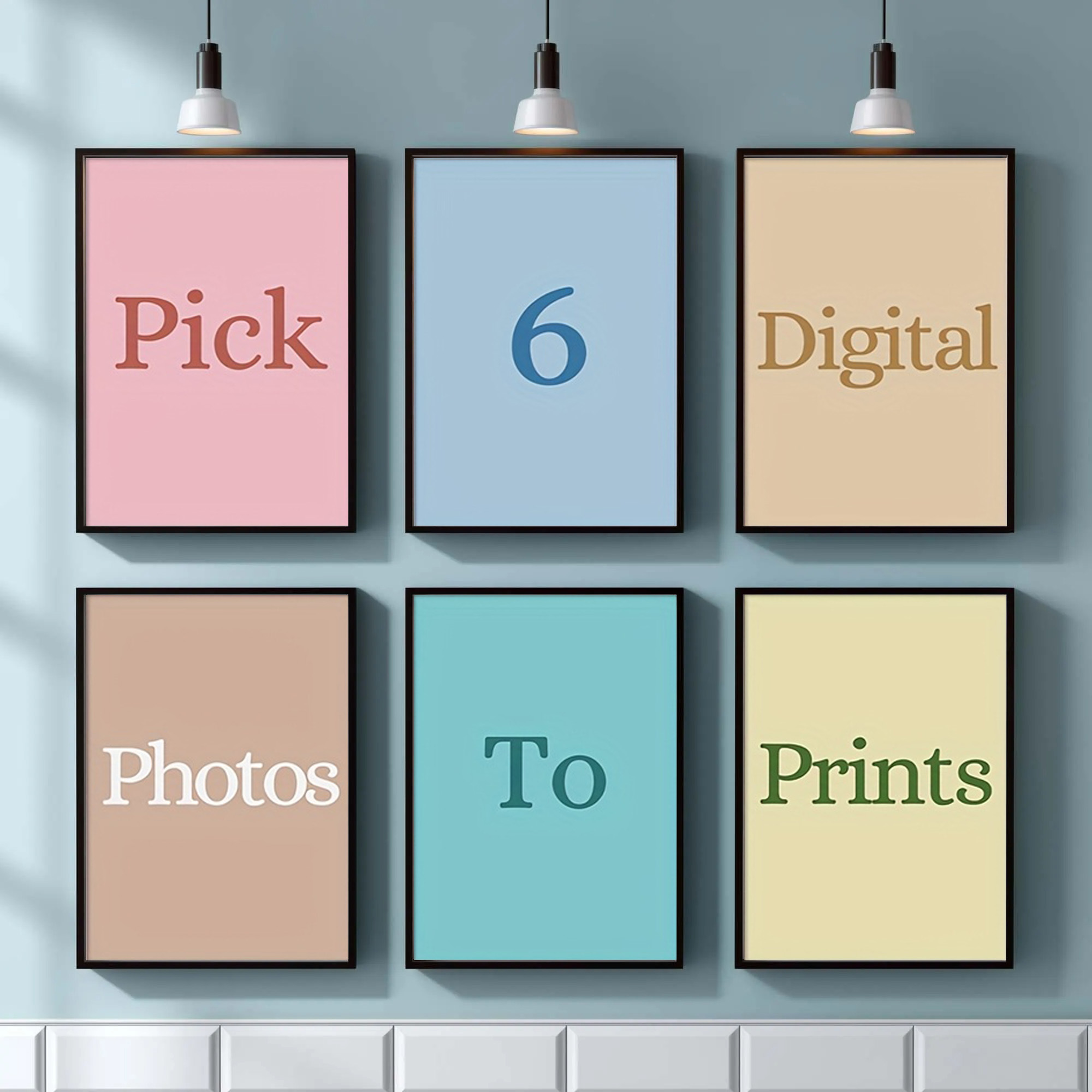 Home Decor Enthusiast - 4/5/6pcs Custom Canvas Printing Personalized Photo