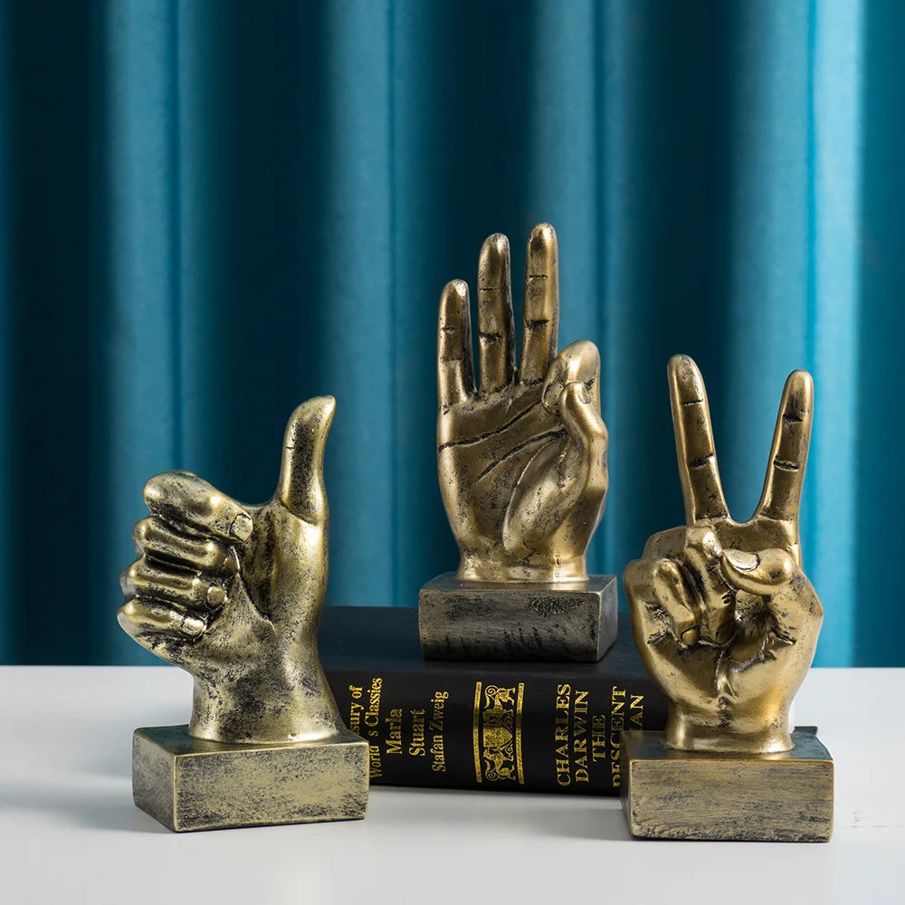 Victory Home Decor - Creativity Vintage Desktop Crafts Sculptur Gesture