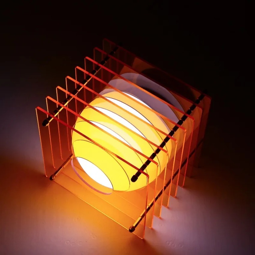 Home Decor Pinterest - DIY Moon Lamp Acrylic Thousand Layer
