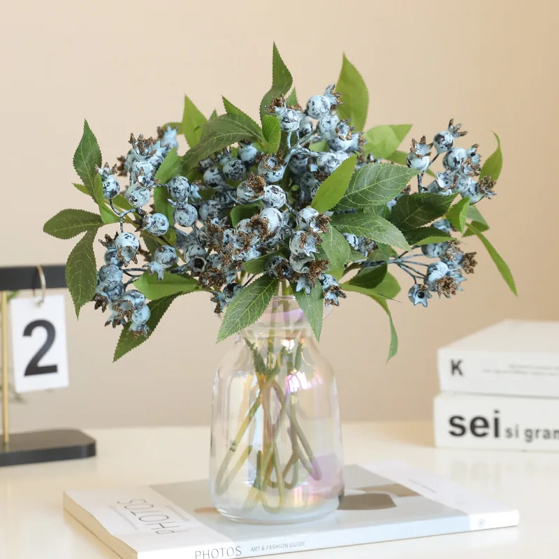 Artificial Hanging Plants - 67cm Spring Artificial Berry Branch with