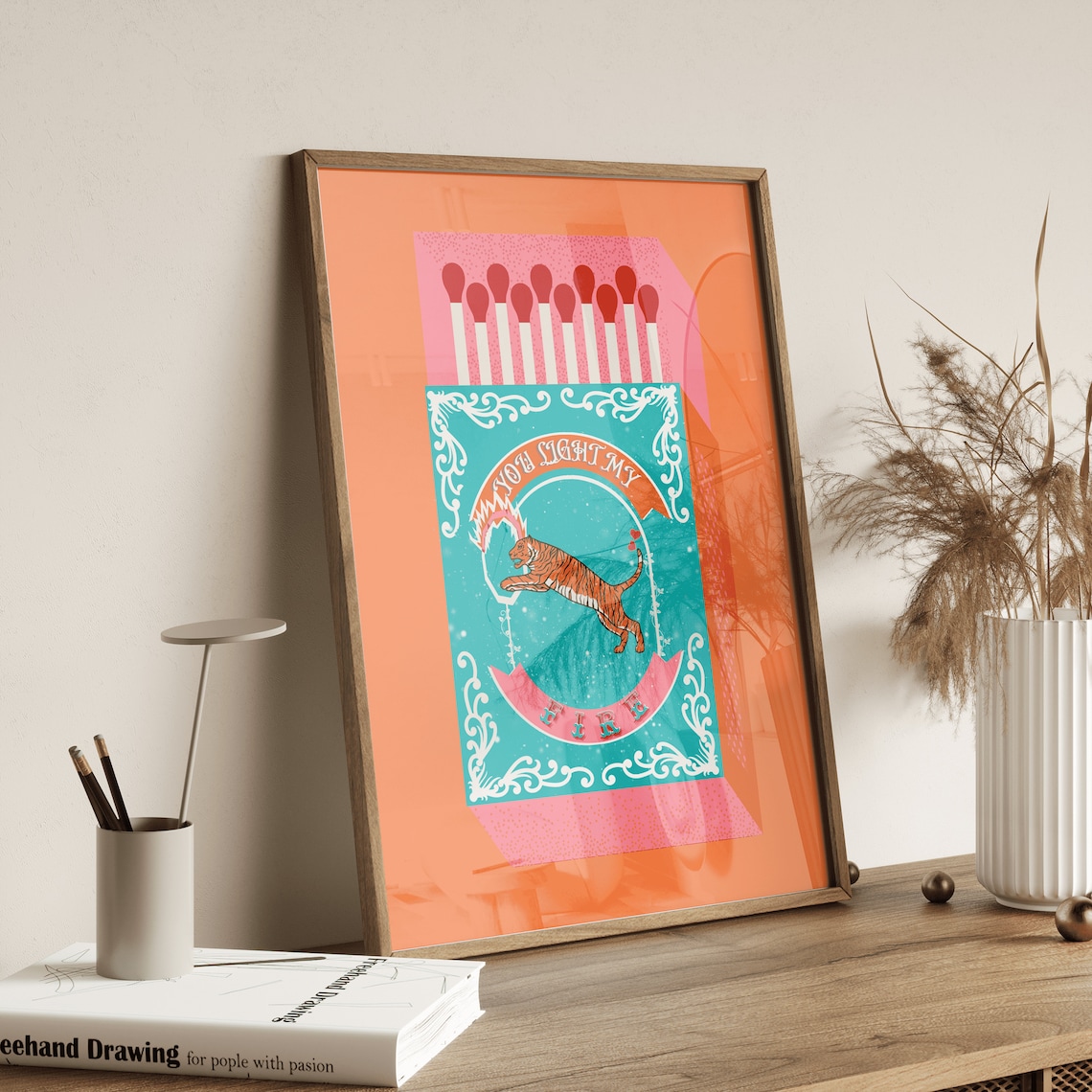 You Light My Fire Orange Match - огляд і ціна Home Decor Orange