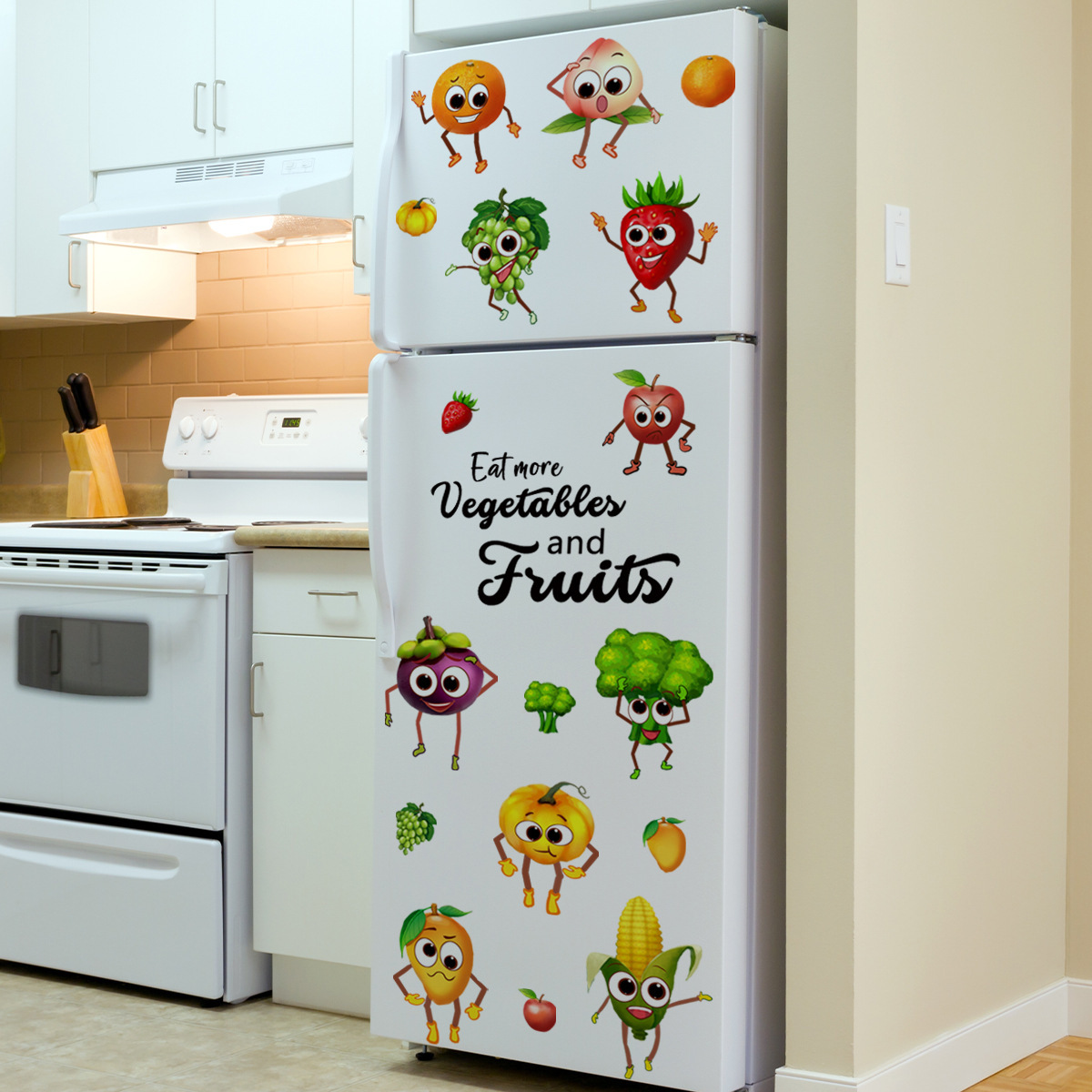 Cartoon Emoji Fruit Wall Stick - огляд і ціна Home Decor Emoji