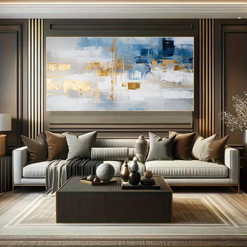 100% Handmade Abstract Oil Pai - огляд і ціна Home Decor Orange