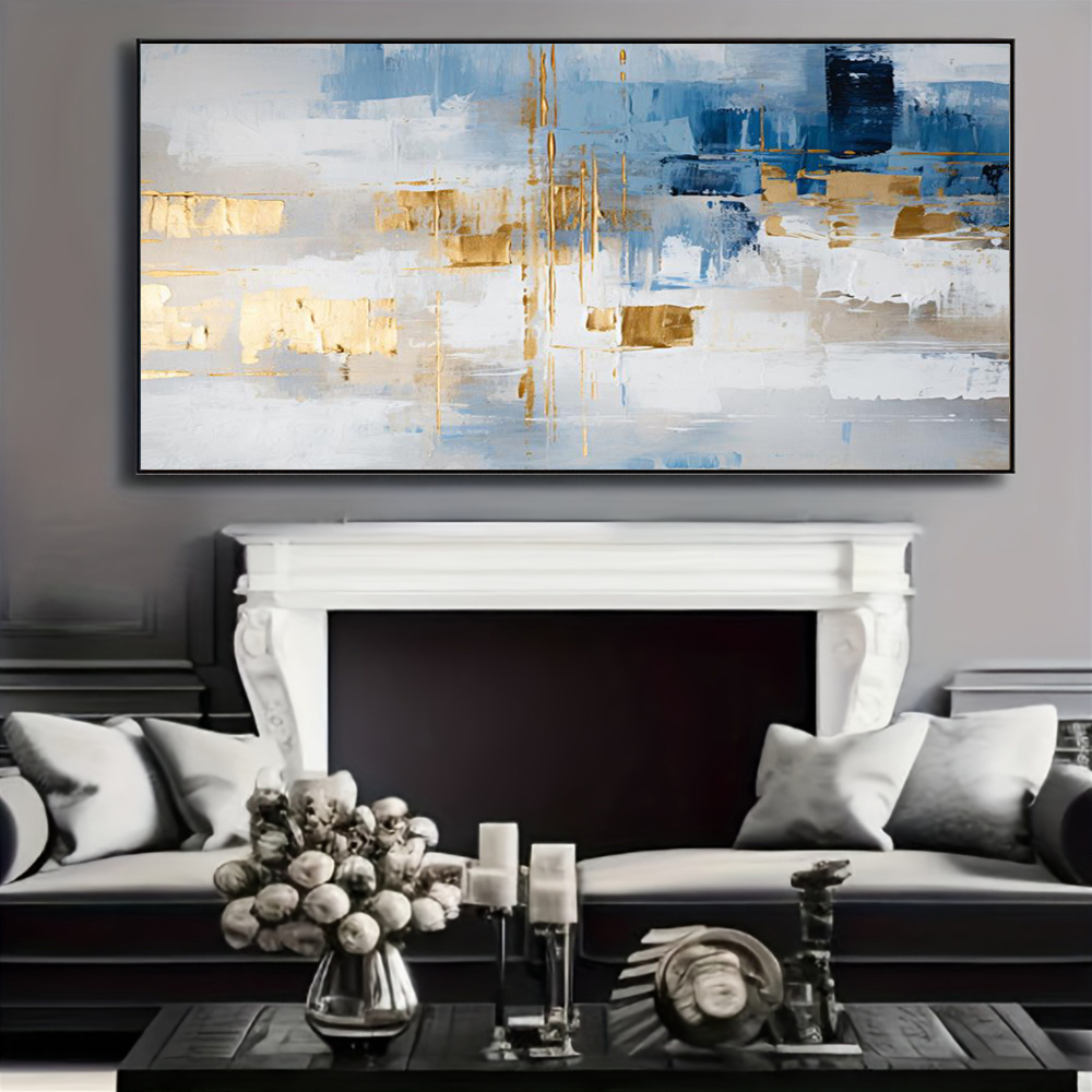 100% Handmade Abstract Oil Pai - огляд і ціна Home Decor Orange