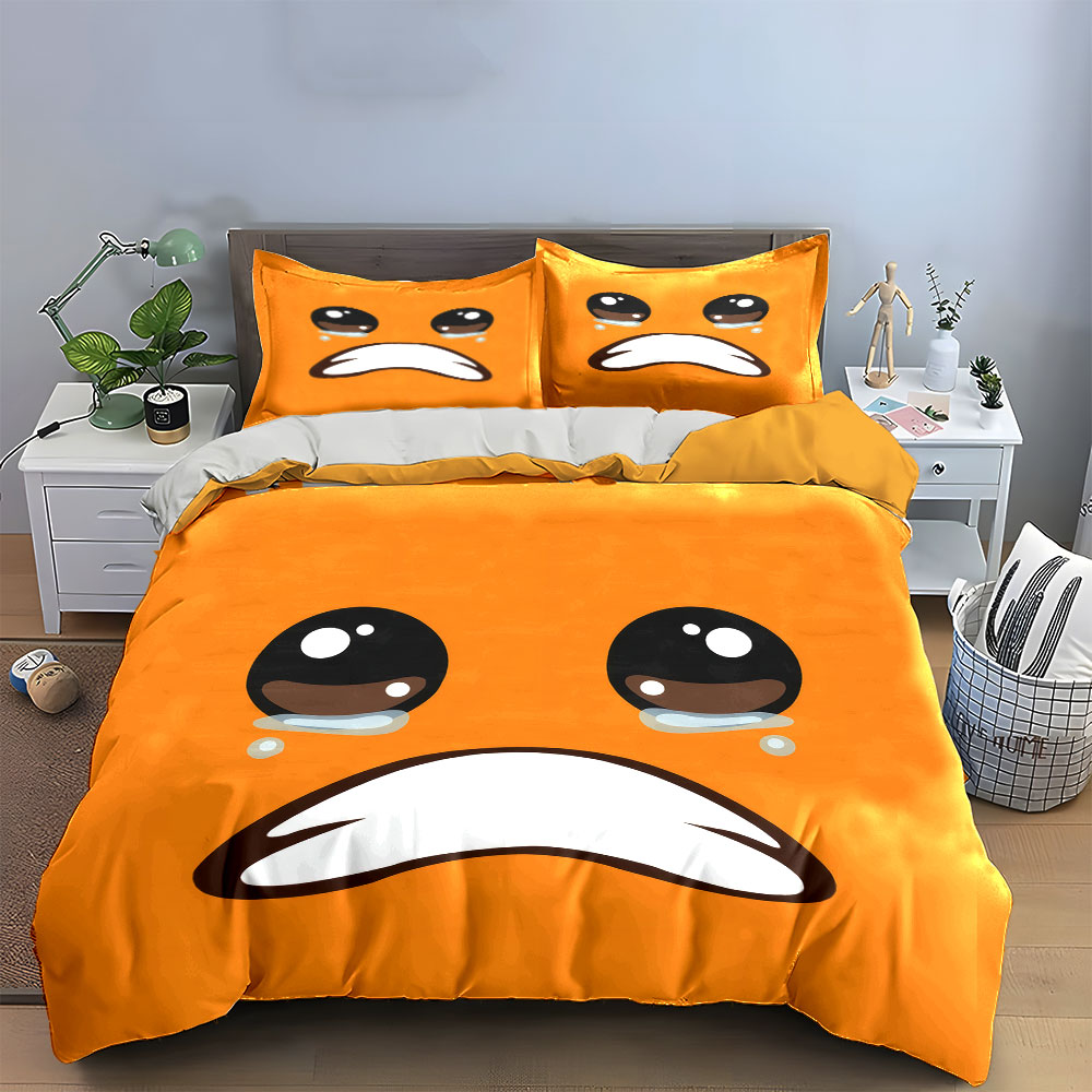 Cute Crying Orange Face Emoji  - огляд і ціна Home Decor Emoji