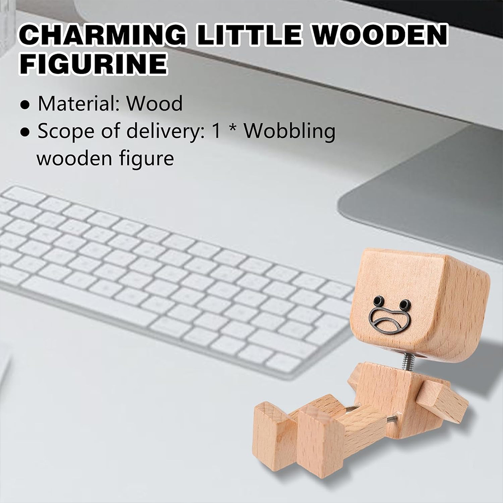 Halloween Wooden Shaking Man F - огляд і ціна Home Decor Emoji