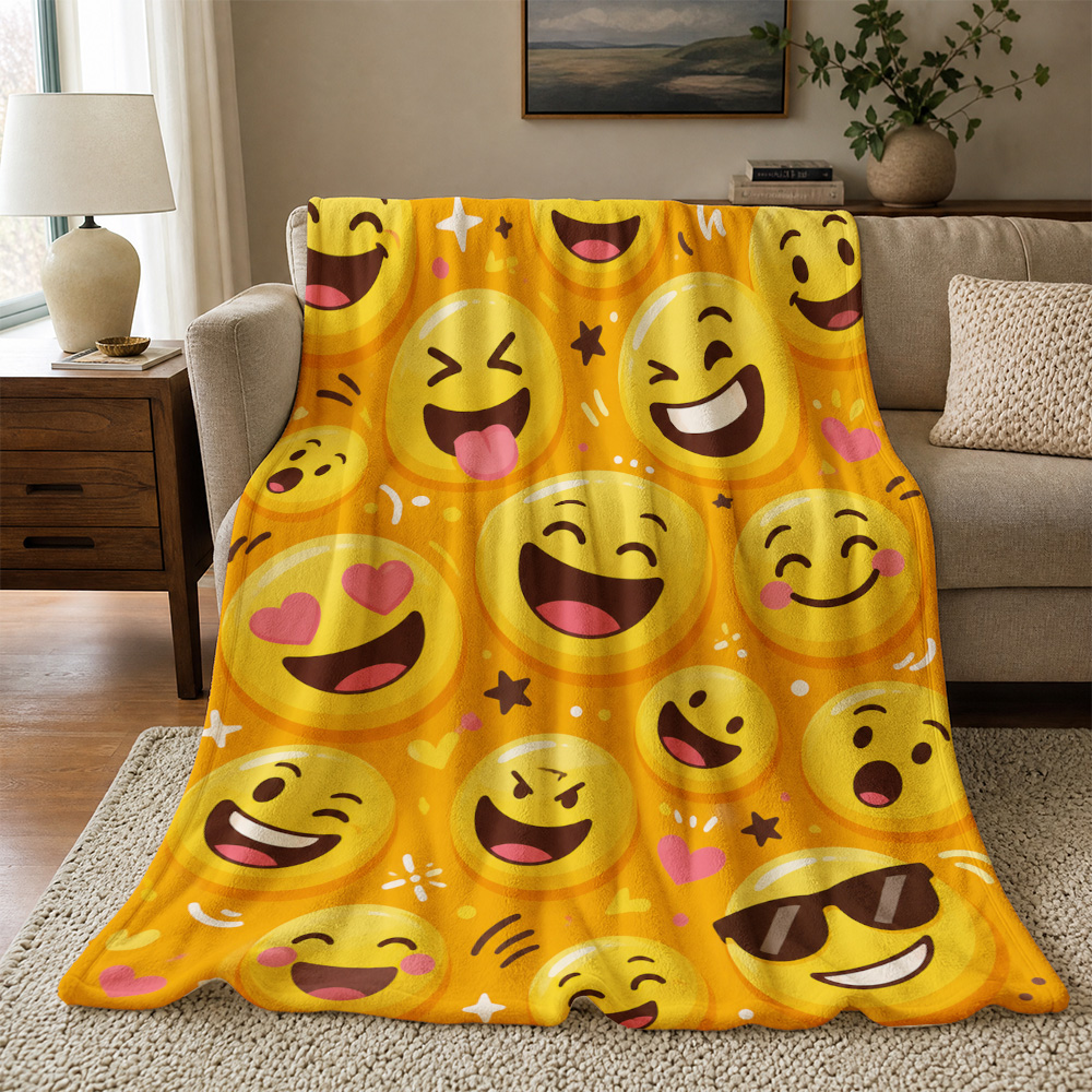 Vibrant Yellow Smiley Face Emo - огляд і ціна Home Decor Emoji