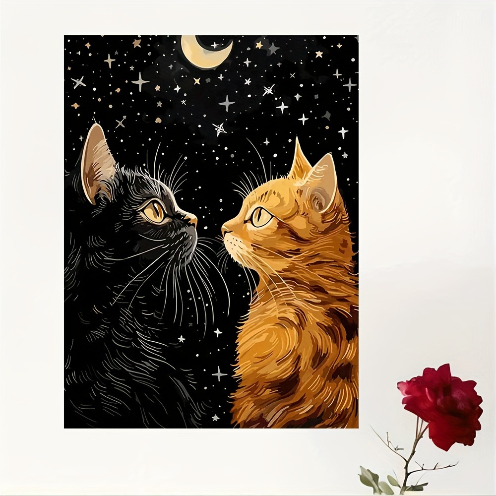 Vibrant Black Cat and Orange C - огляд і ціна Home Decor Orange