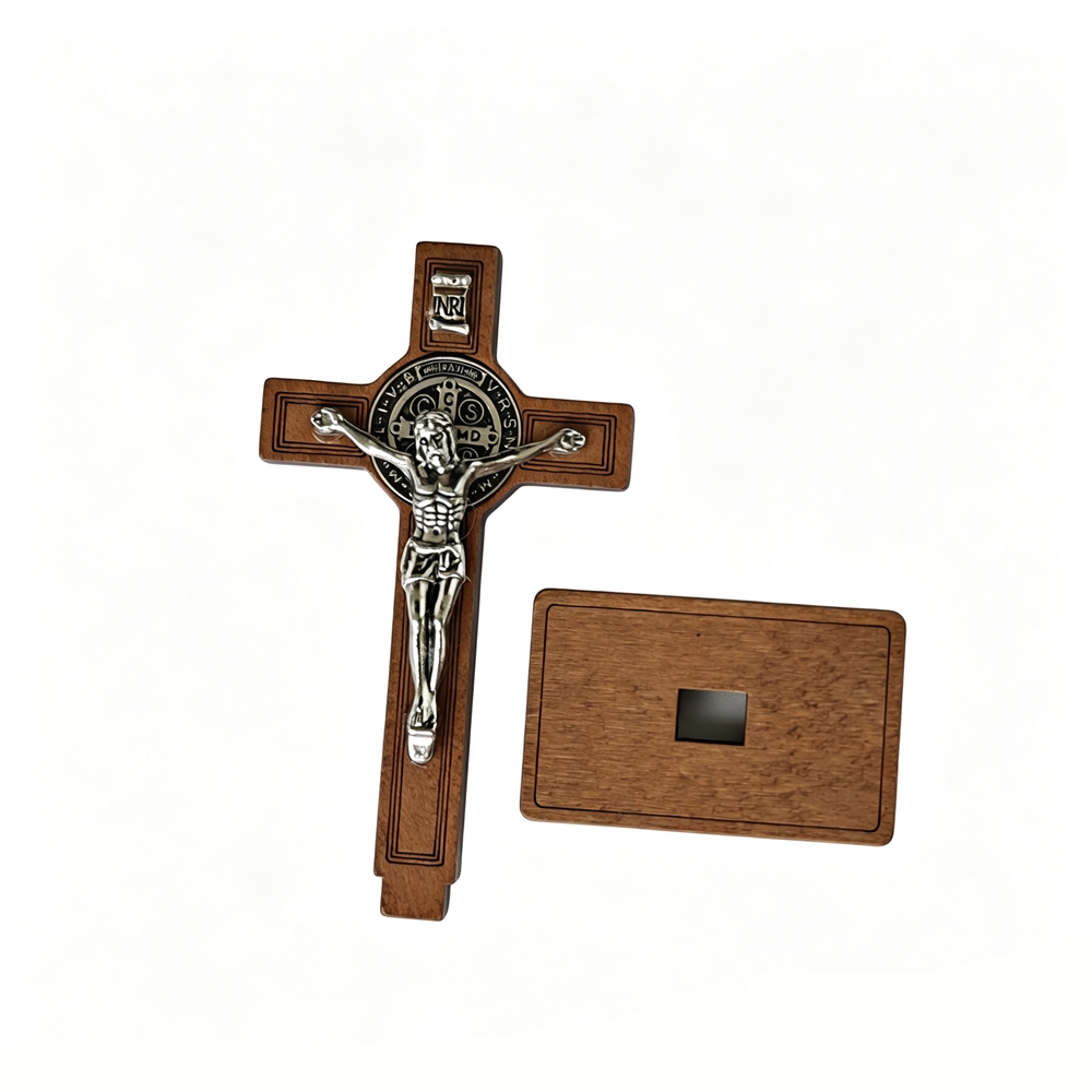St Benedict Standing Crucifix  - огляд і ціна Home Decor Retailers