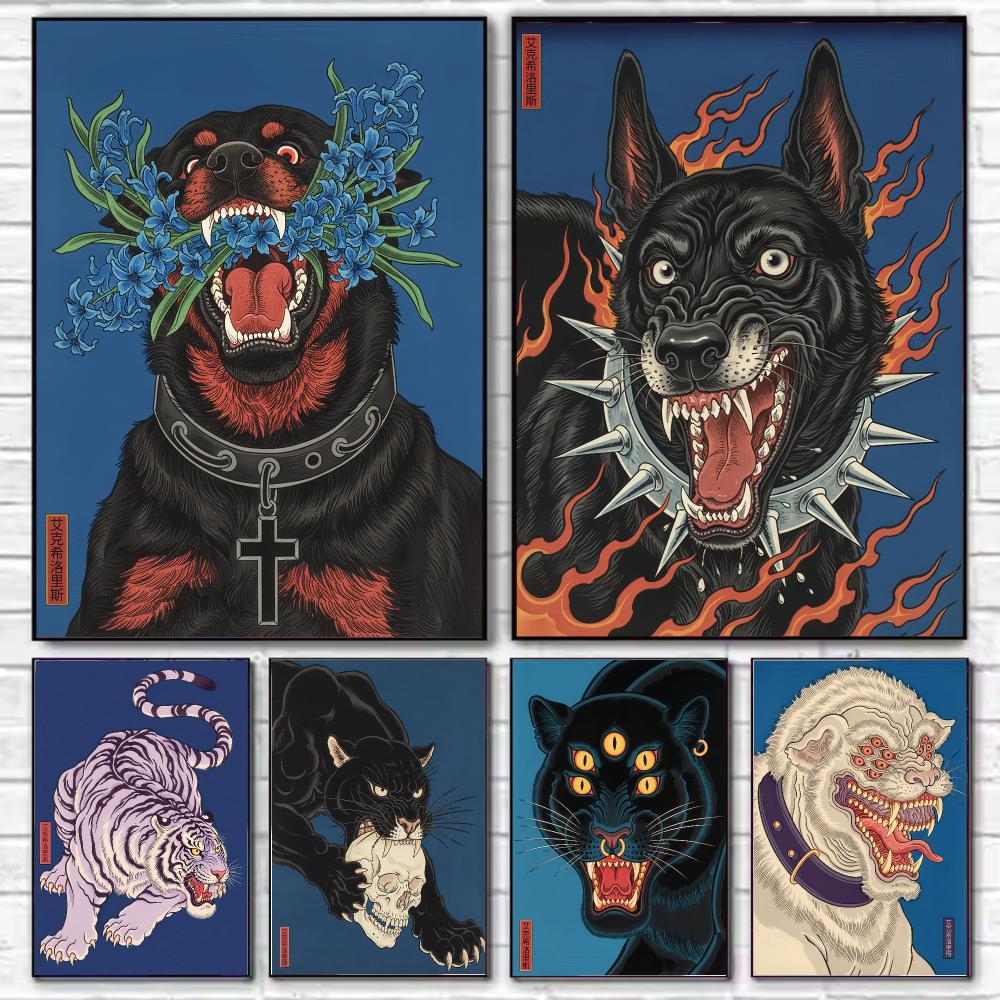 Japandi Dog HD Wall Art Poster - огляд і ціна Home Decor Japandi Style