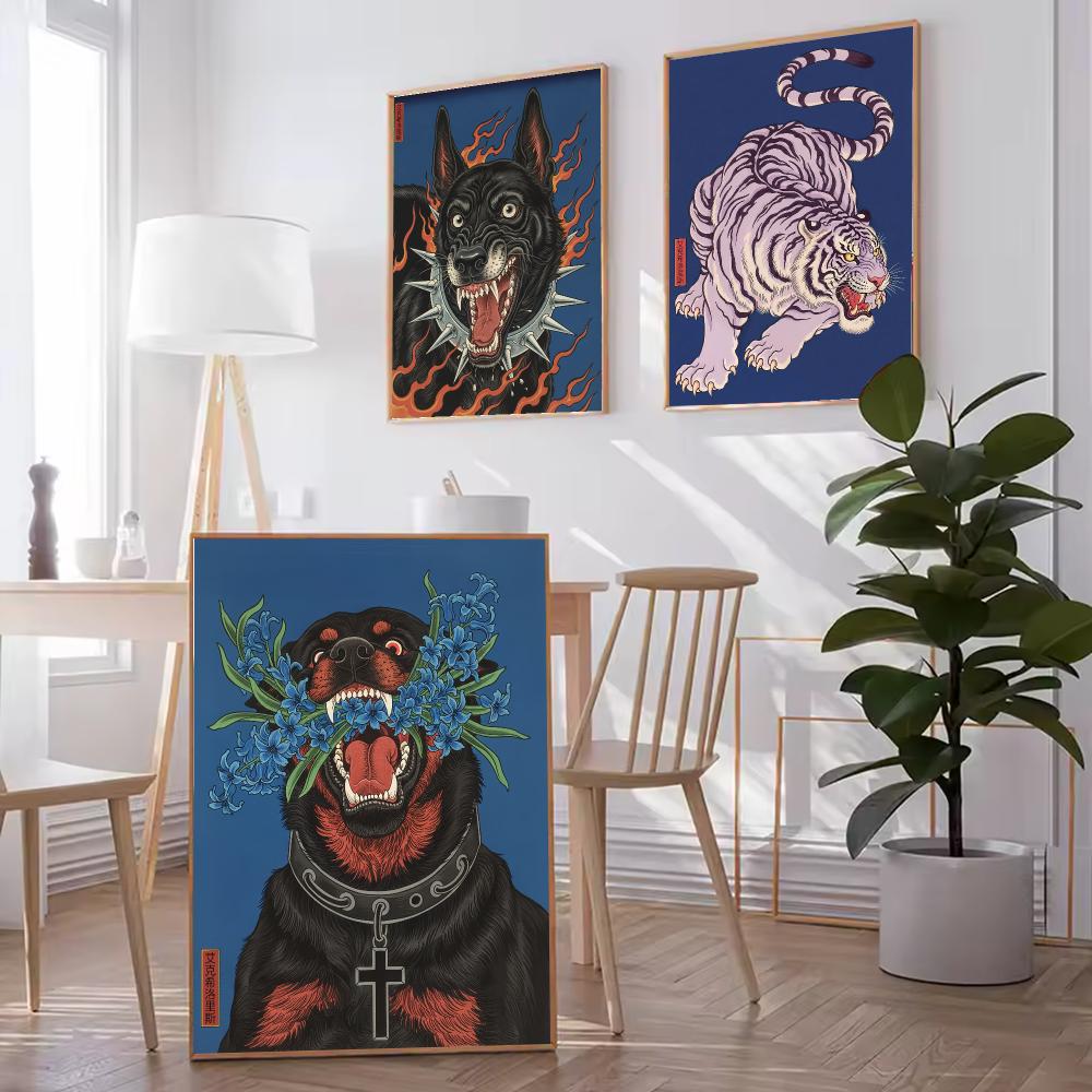 Japandi Dog HD Wall Art Poster - огляд і ціна Home Decor Japandi Style