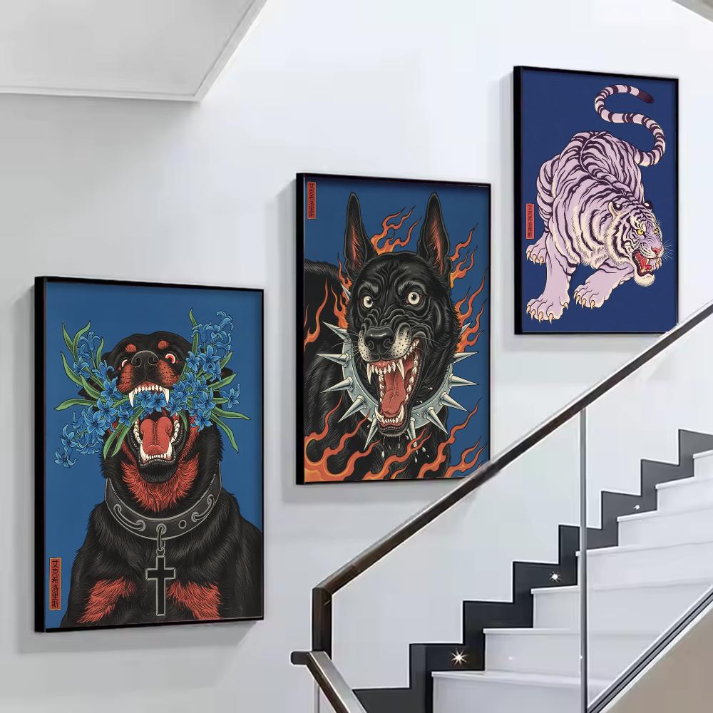 Japandi Dog HD Wall Art Poster - огляд і ціна Home Decor Japandi Style