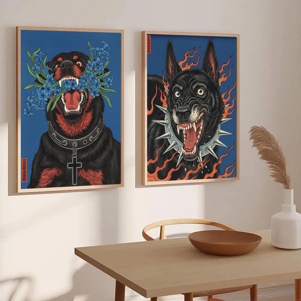 Japandi Dog HD Wall Art Poster - огляд і ціна Home Decor Japandi Style