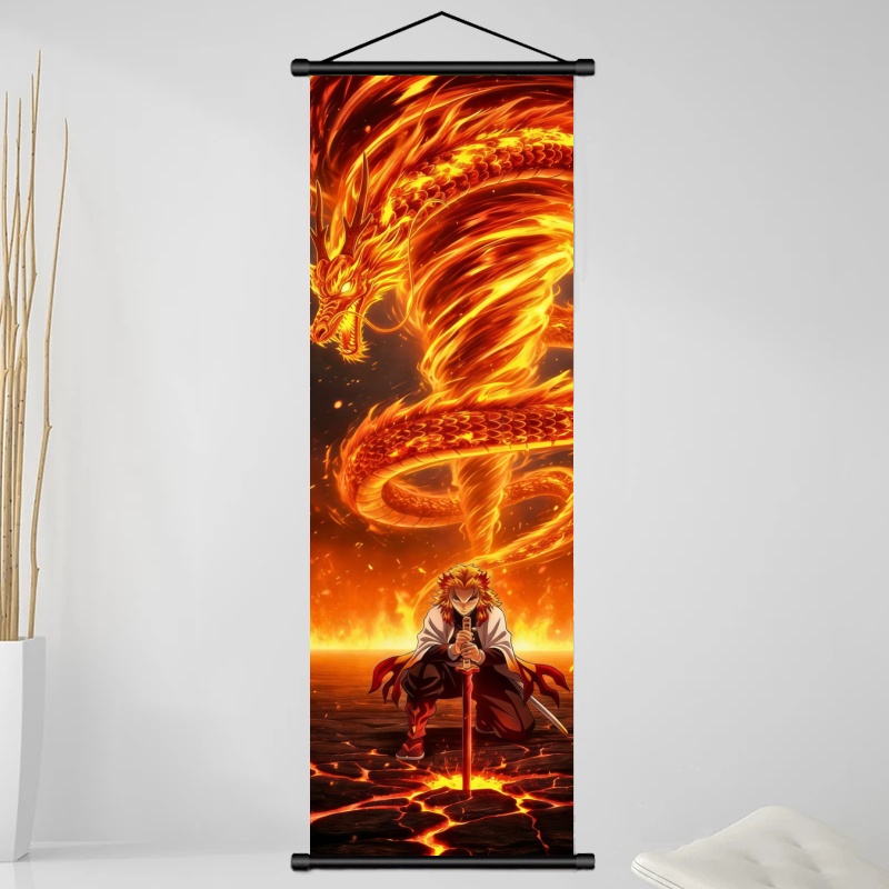 Demon Slayer Kyojuro Rengoku H - огляд і ціна Home Decor Wall Pictures