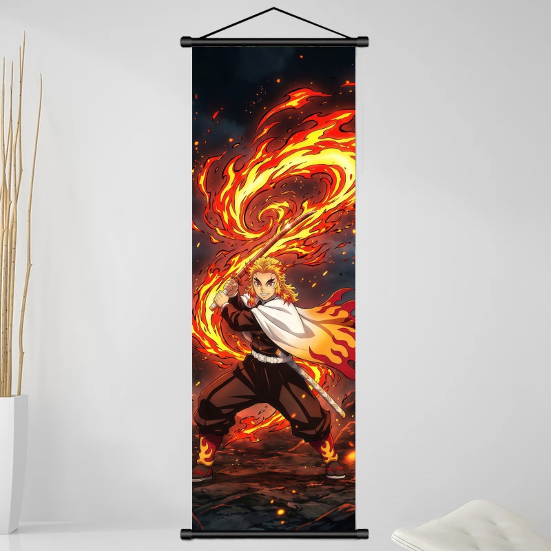 Demon Slayer Kyojuro Rengoku H - огляд і ціна Home Decor Wall Pictures