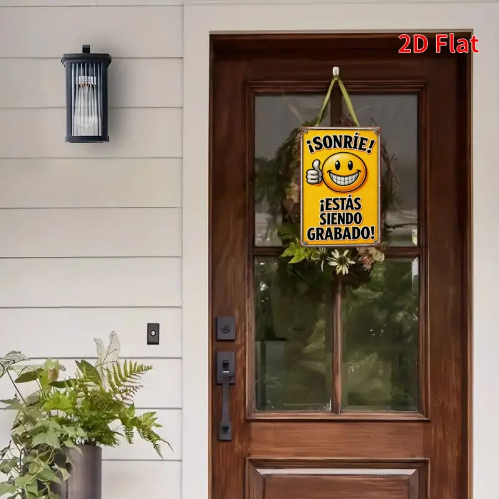 Tin Sign - Smile You Are Being - огляд і ціна Home Decor Emoji