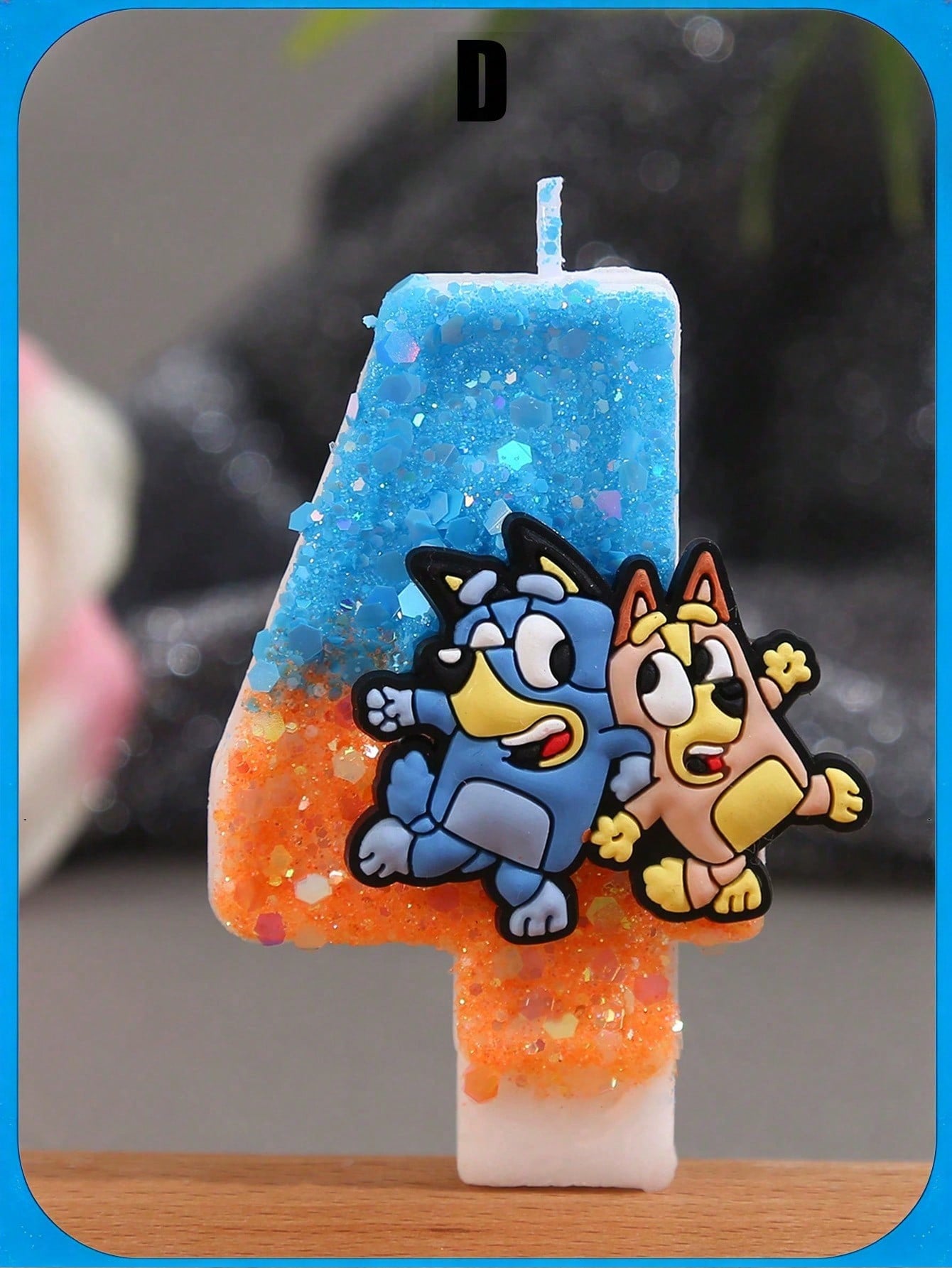 Bluey Digital Birthday Candle  - огляд і ціна Home Decor Orange