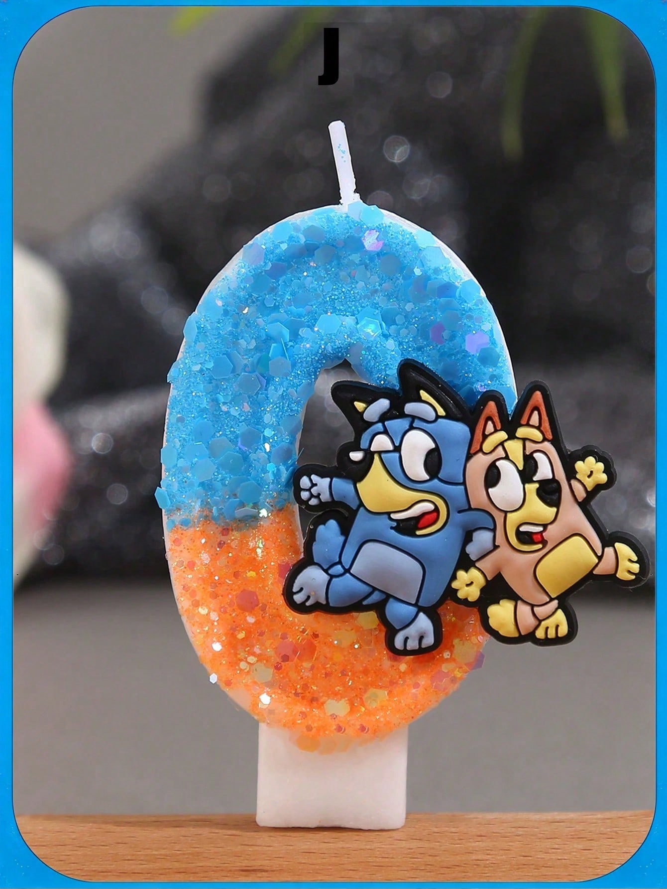 Bluey Digital Birthday Candle  - огляд і ціна Home Decor Orange
