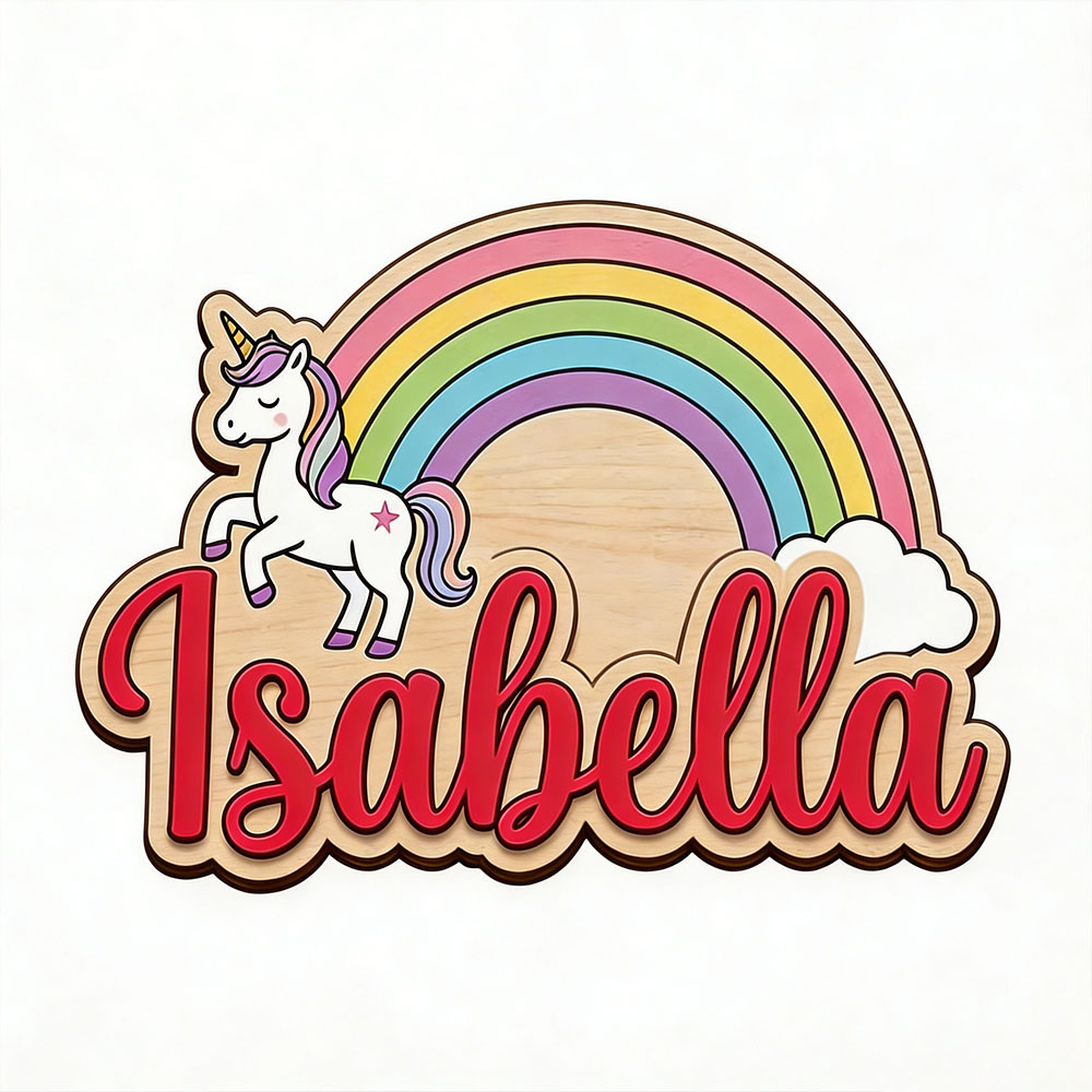 Unicorn & Pastel Rainbow Custo - огляд і ціна Home Decor Wall Pictures