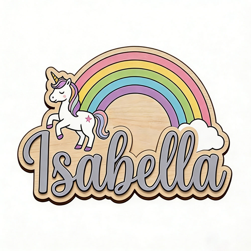 Unicorn & Pastel Rainbow Custo - огляд і ціна Home Decor Wall Pictures
