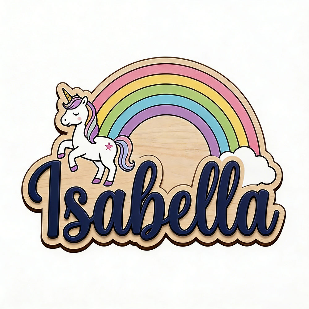 Unicorn & Pastel Rainbow Custo - огляд і ціна Home Decor Wall Pictures