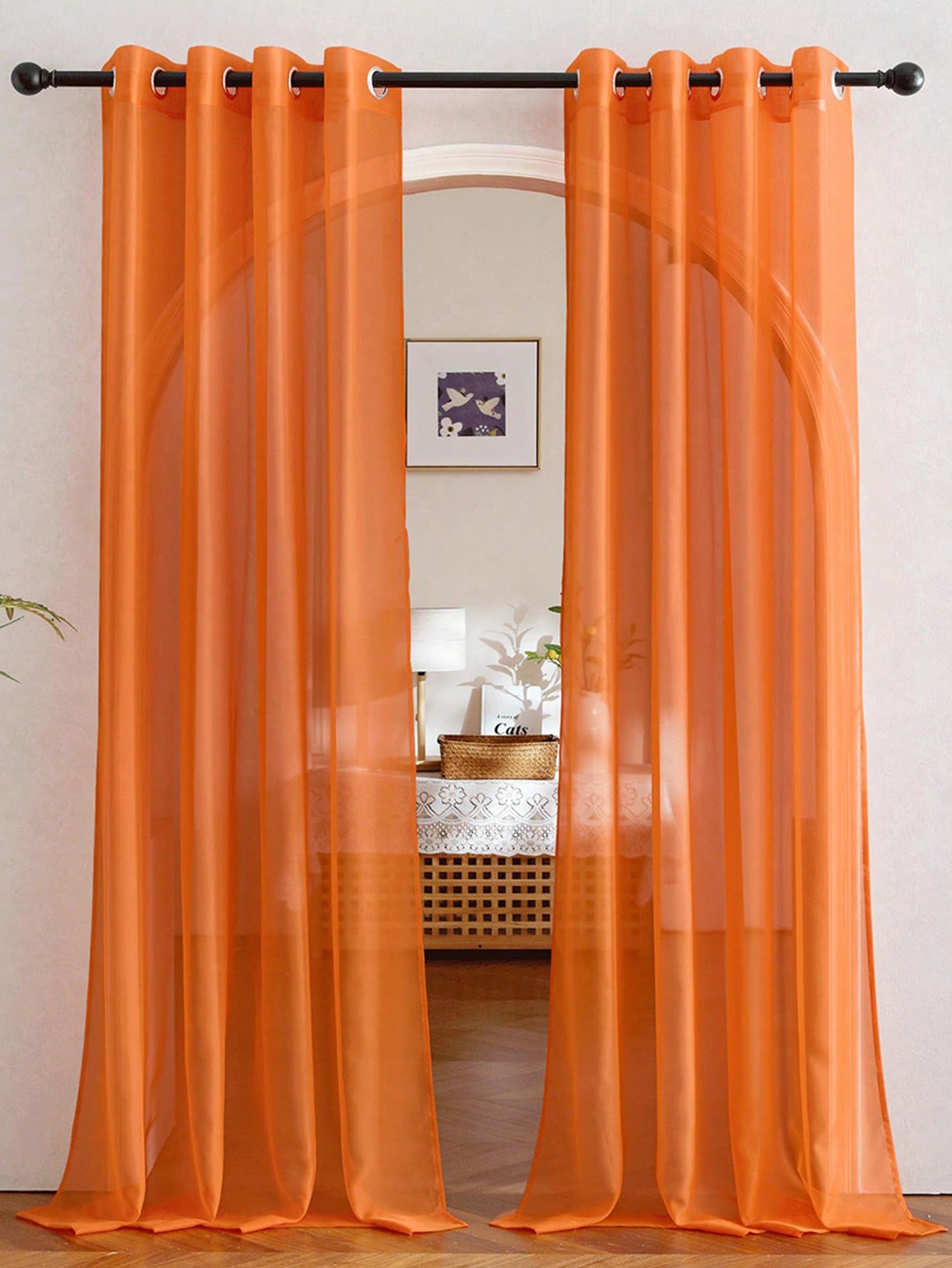 1pc Elegant Transparent Orange - огляд і ціна Home Decor Orange