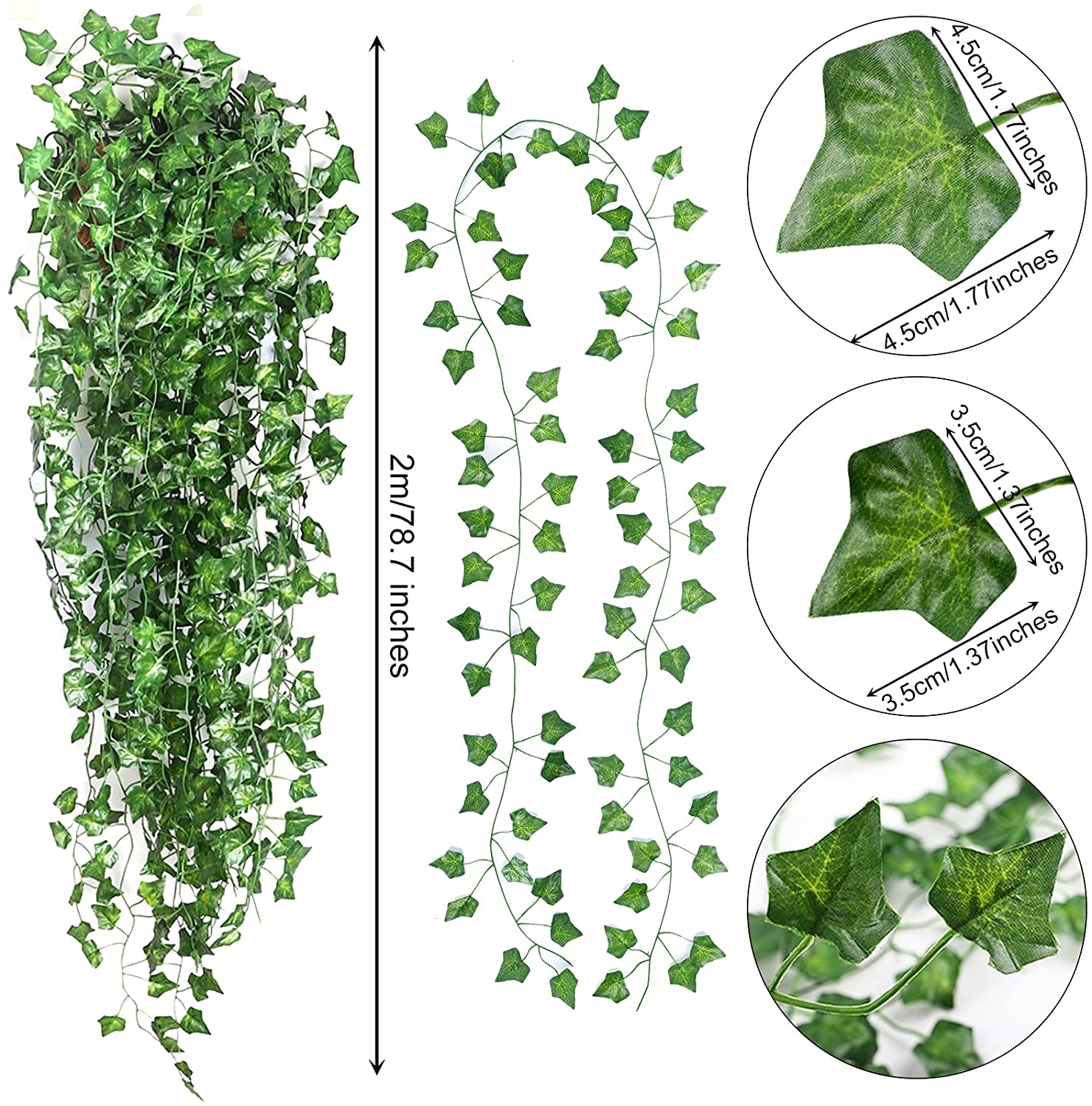 Artificial Ivy Greenery Fake V - огляд і ціна Artificial Hanging Plants