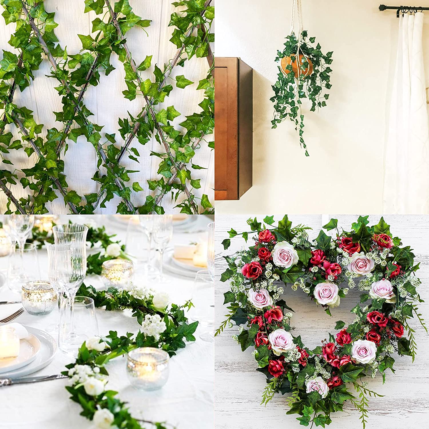 Artificial Ivy Greenery Fake V - огляд і ціна Artificial Hanging Plants