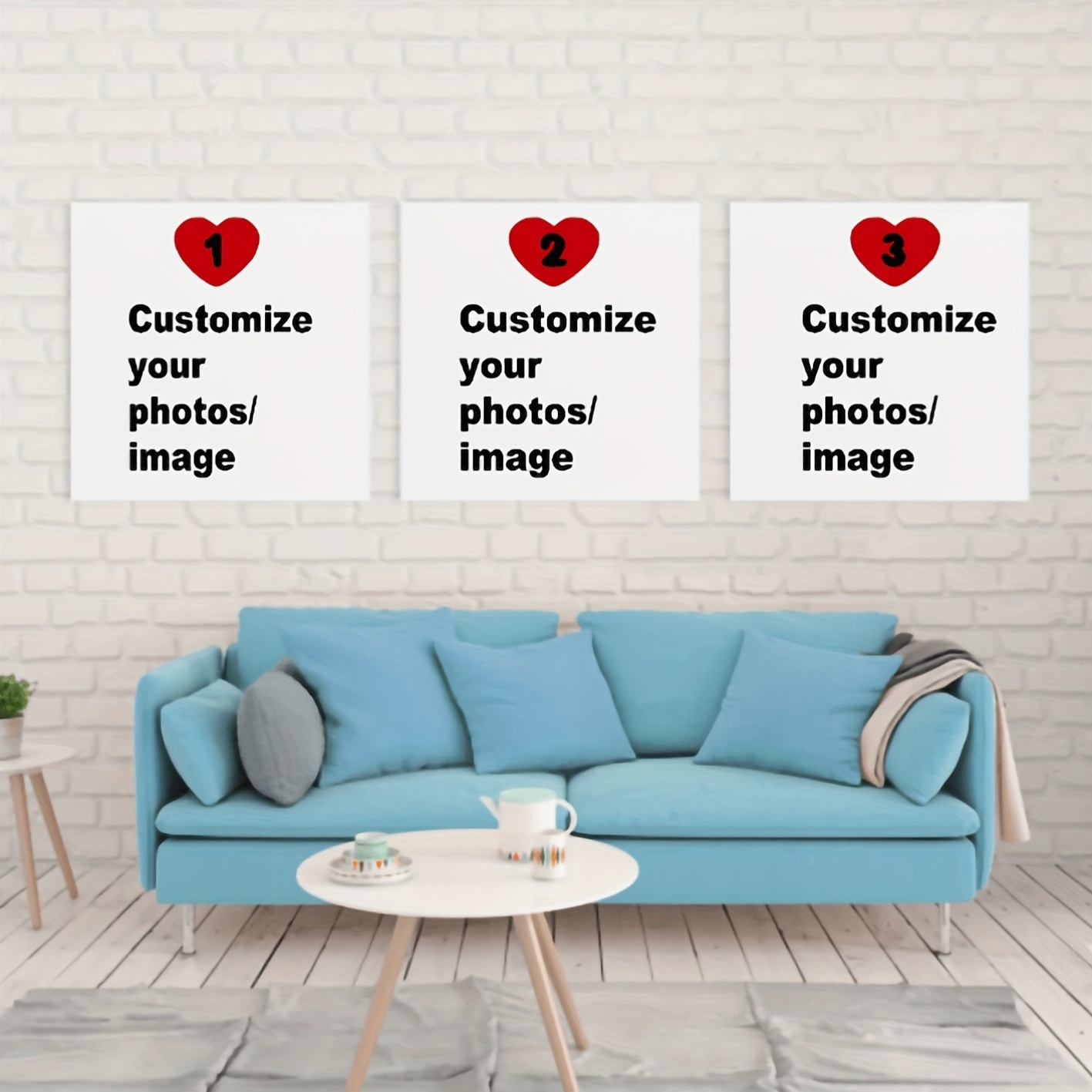 3pcs/set Custom Square Canvas  - огляд і ціна Home Decor Wall Pictures