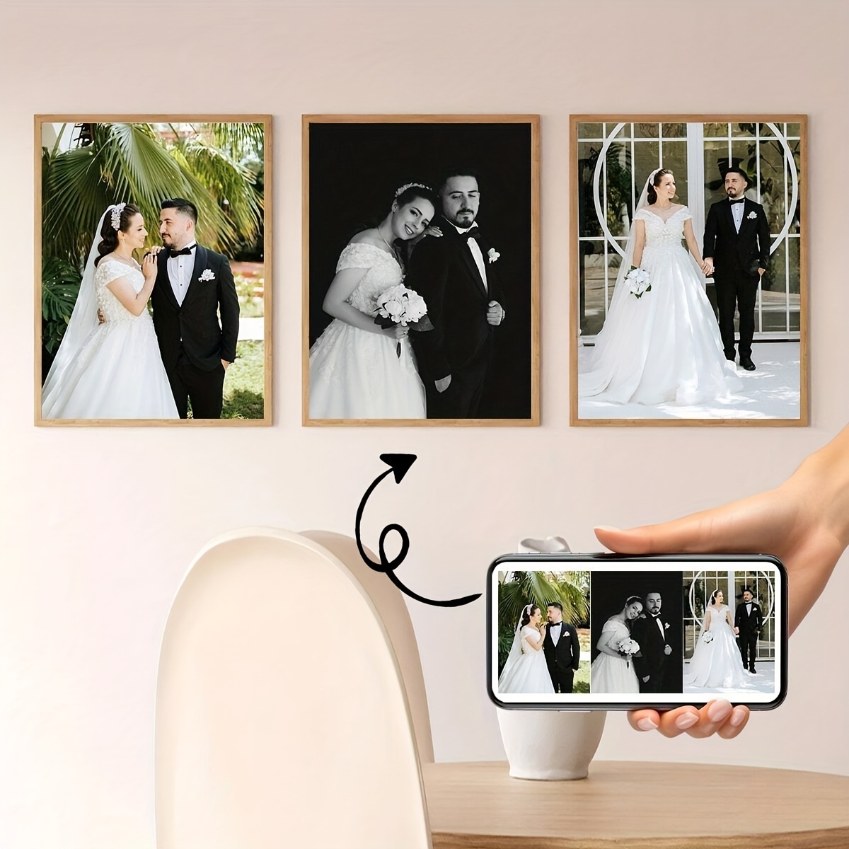 3pcs/set Custom Square Canvas  - огляд і ціна Home Decor Wall Pictures