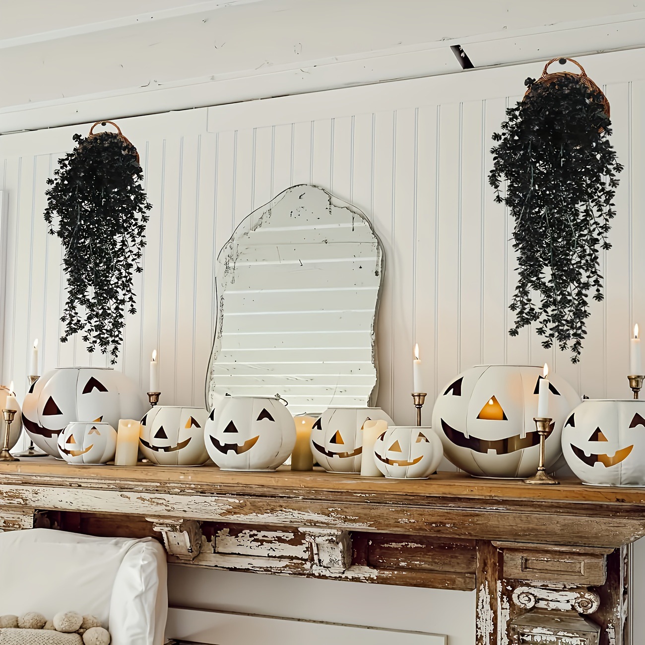 6pcS Halloween Black Artificia - огляд і ціна Artificial Hanging Plants