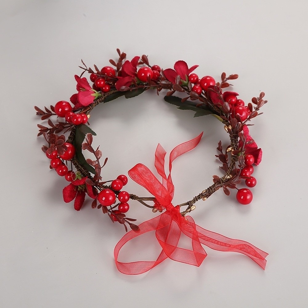 Large Red Berry Garland Red Fl - огляд і ціна Artificial Hanging Plants
