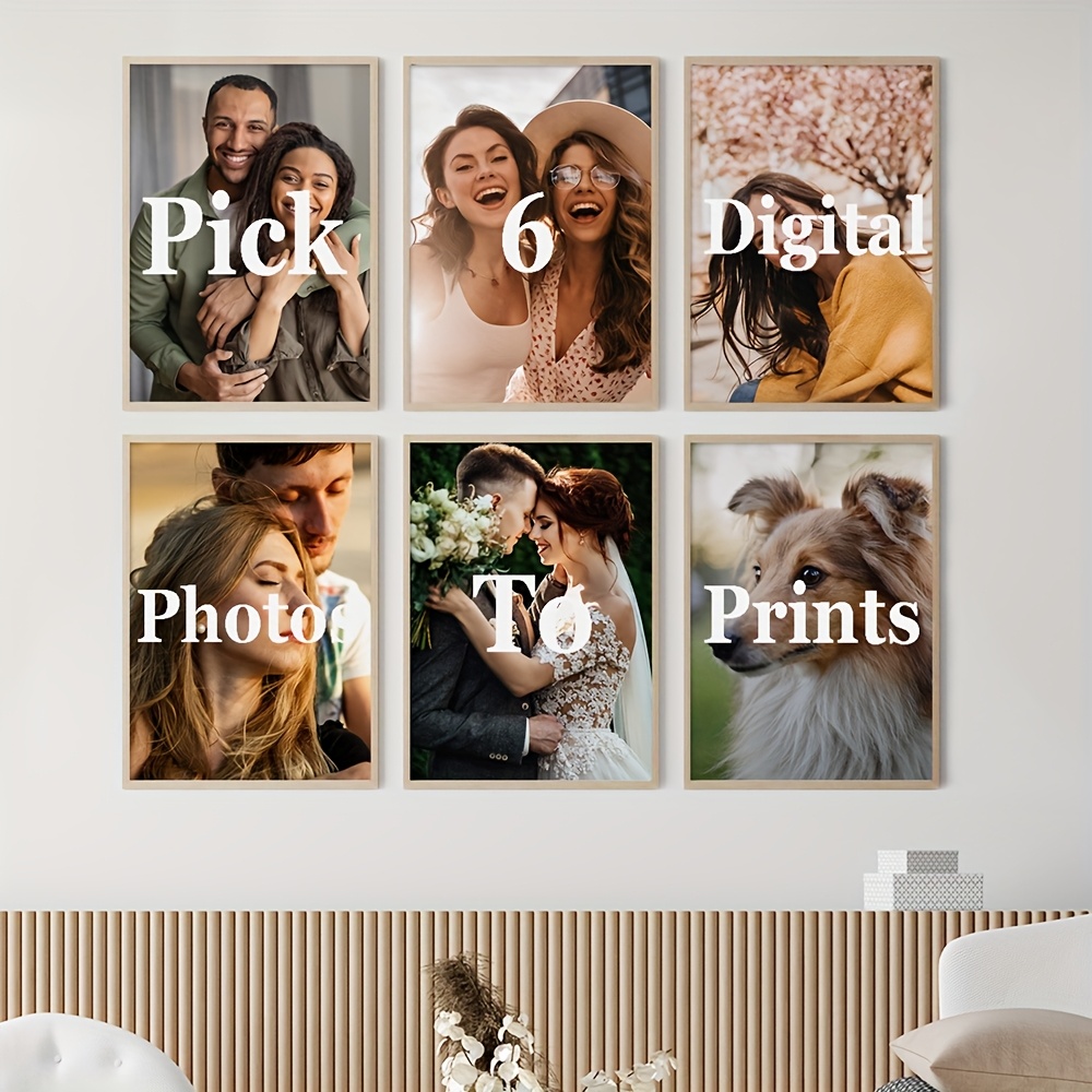 6pcs/set Custom Canvas Prints  - огляд і ціна Home Decor Wall Pictures