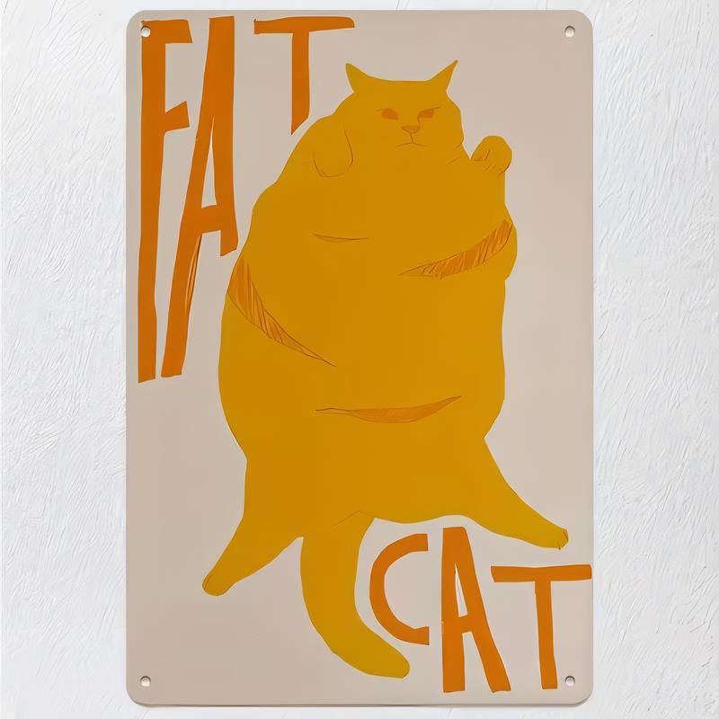 Vintage Iron Metal Sign with O - огляд і ціна Home Decor Orange